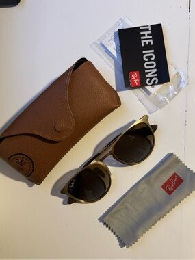 Ray-Ban Gold Sunglasses